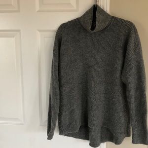 Madewell Hi-Low Soft Turtleneck Sweater